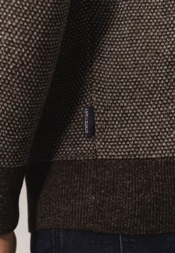 New Trui met halve rits en nylon-details Truien