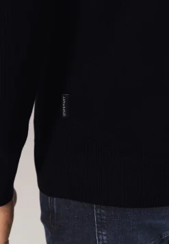 Best Trui met halve rits en structuurpatroon Truien