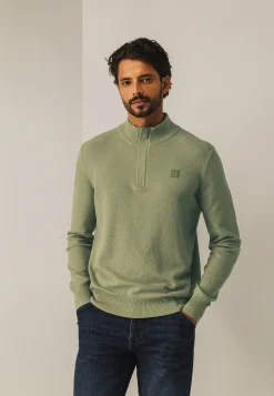 Outlet Trui met rijstkorrelpatroon Truien