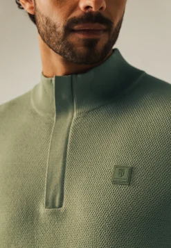 Outlet Trui met rijstkorrelpatroon Truien