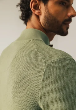 Outlet Trui met rijstkorrelpatroon Truien