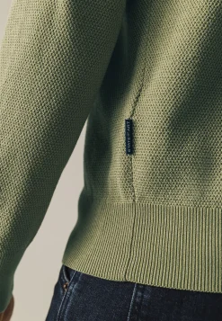 Outlet Trui met rijstkorrelpatroon Truien