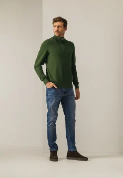 Hot Trui met rijstkorrelpatroon Truien