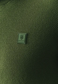 Hot Trui met rijstkorrelpatroon Truien