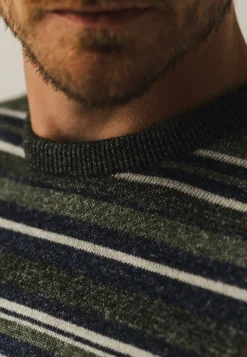 Trui met streepdessin Truien