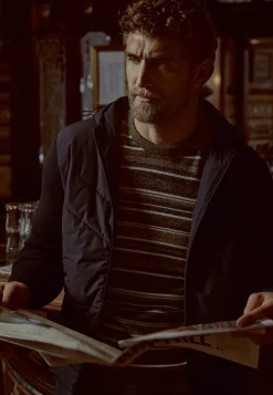 Trui met streepdessin Truien