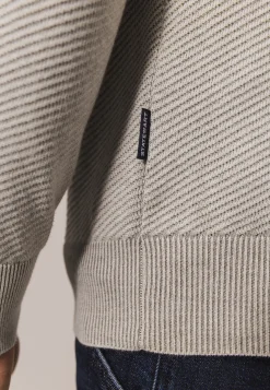 Discount Trui van biologisch katoen met structuur Truien