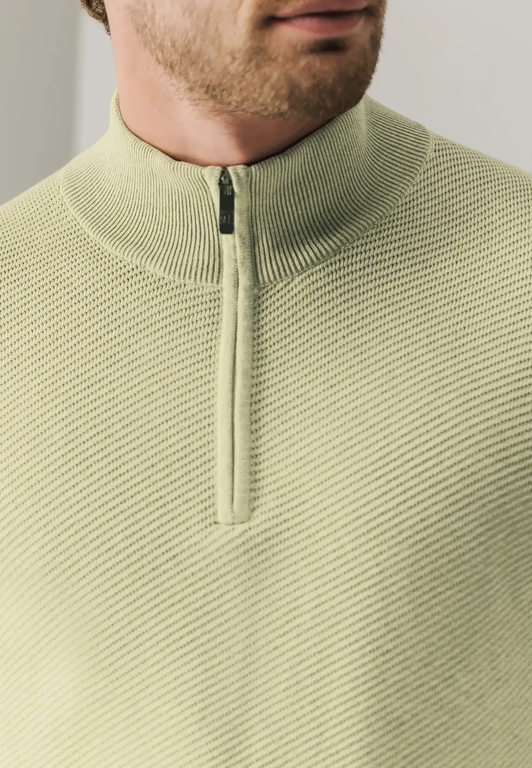 Trui van biologisch katoen met structuur Truien