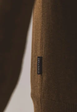 Sale Trui van katoen met halve rits Truien