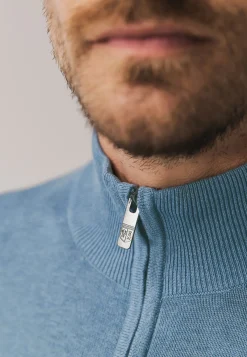 Best Trui van katoen met halve rits Truien