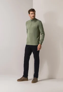 Best Trui van katoen met halve rits Truien