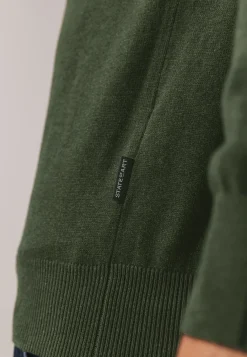 New Trui van katoen met halve rits Truien