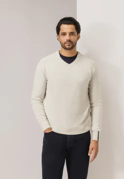 New Trui van lamswol met V-hals Truien