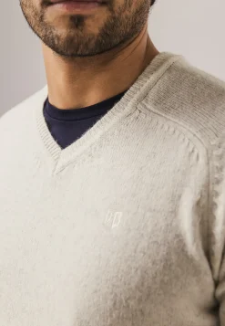 New Trui van lamswol met V-hals Truien