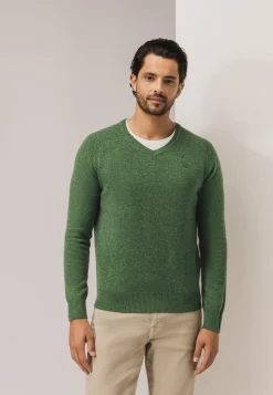 Best Trui van lamswol met V-hals Truien