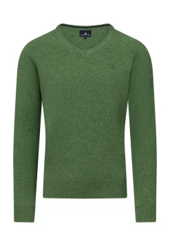 Best Trui van lamswol met V-hals Truien