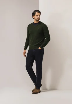 New Trui van lamswol met V-hals Truien