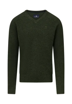 New Trui van lamswol met V-hals Truien