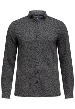 Sale Twill overhemd met botanische print Overhemden