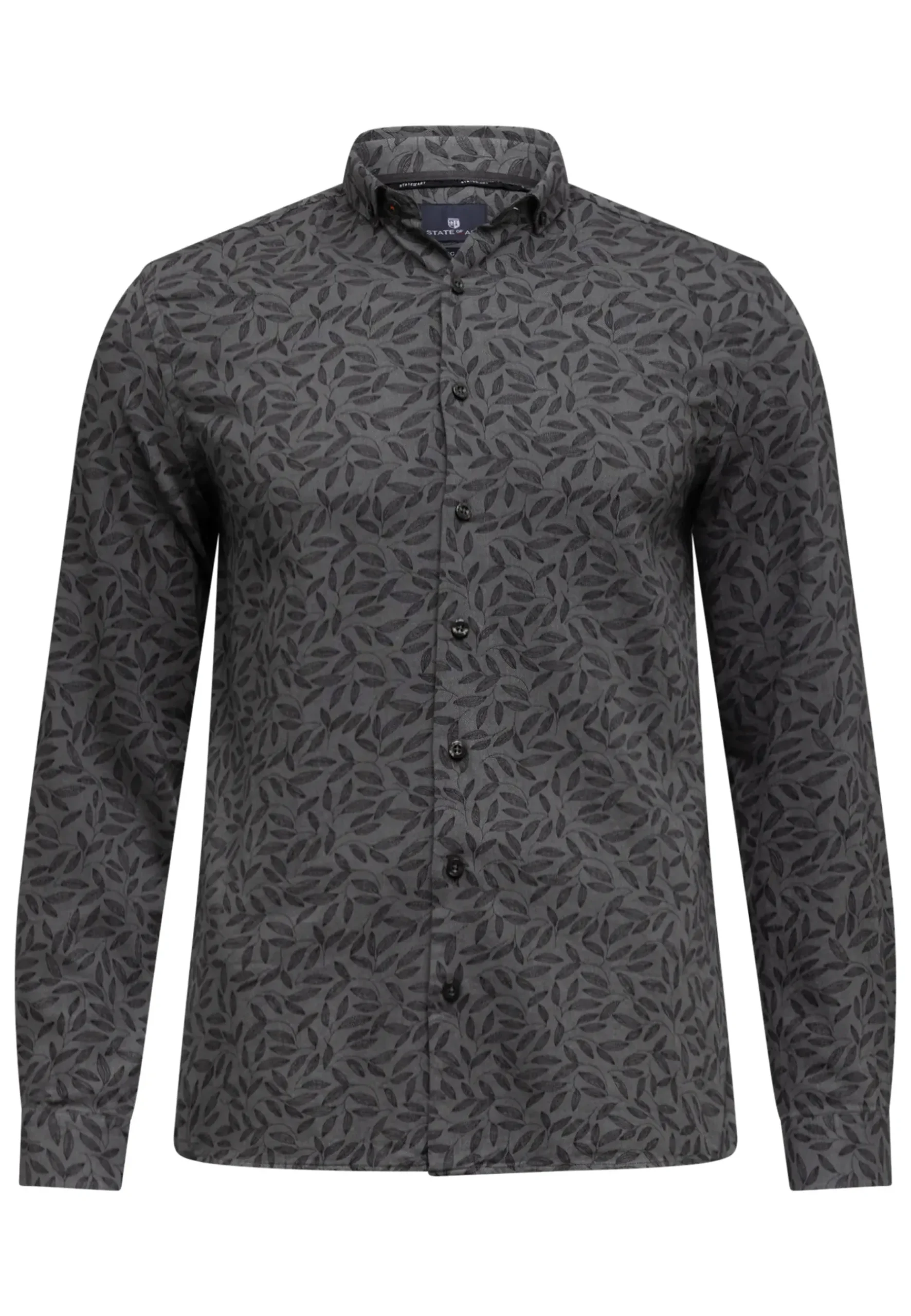 Sale Twill overhemd met botanische print Overhemden