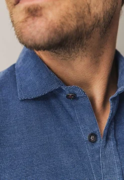 Hot Velours overhemd van katoen Overhemden