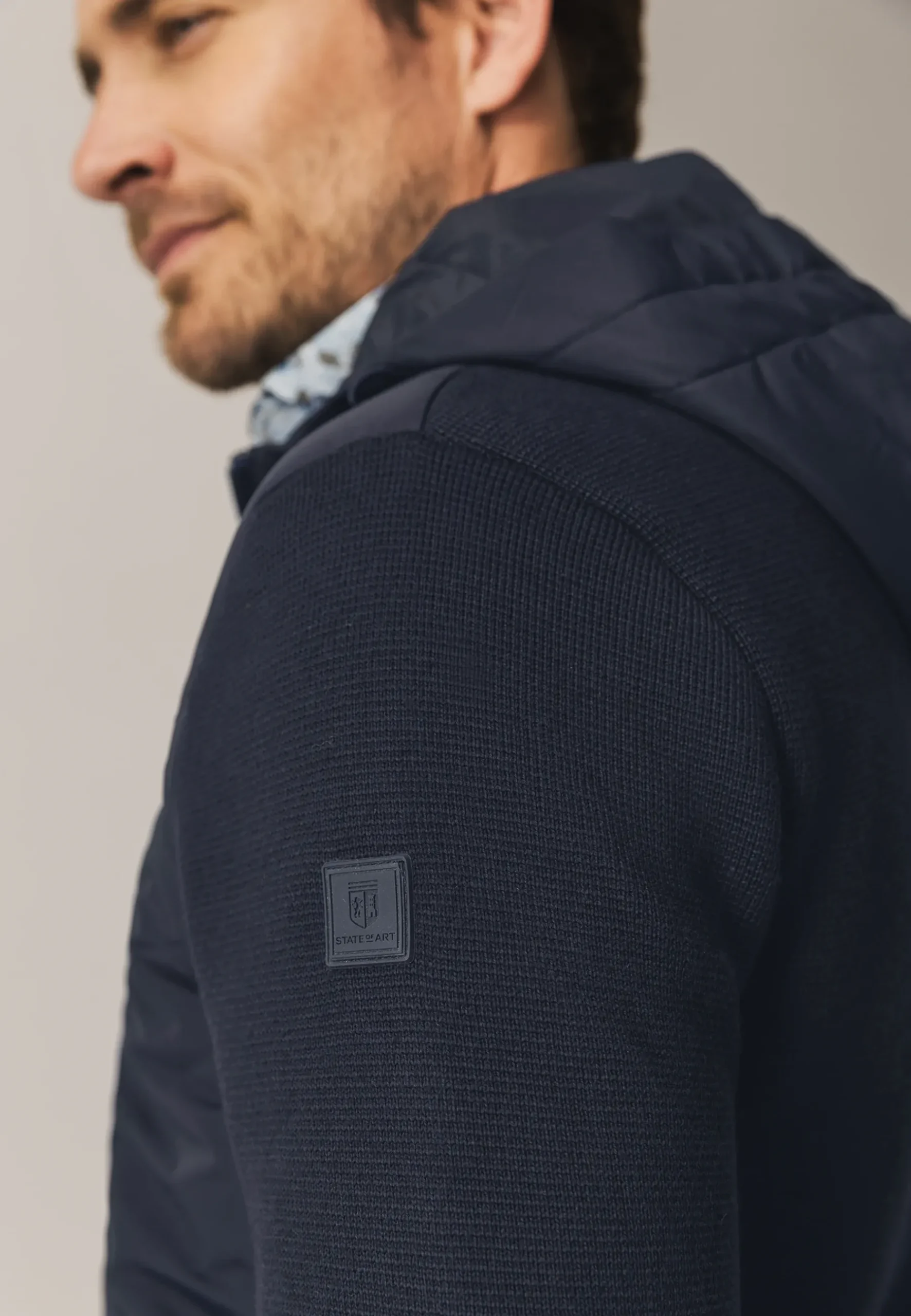 Outlet Vest met nylon voorkant Vesten