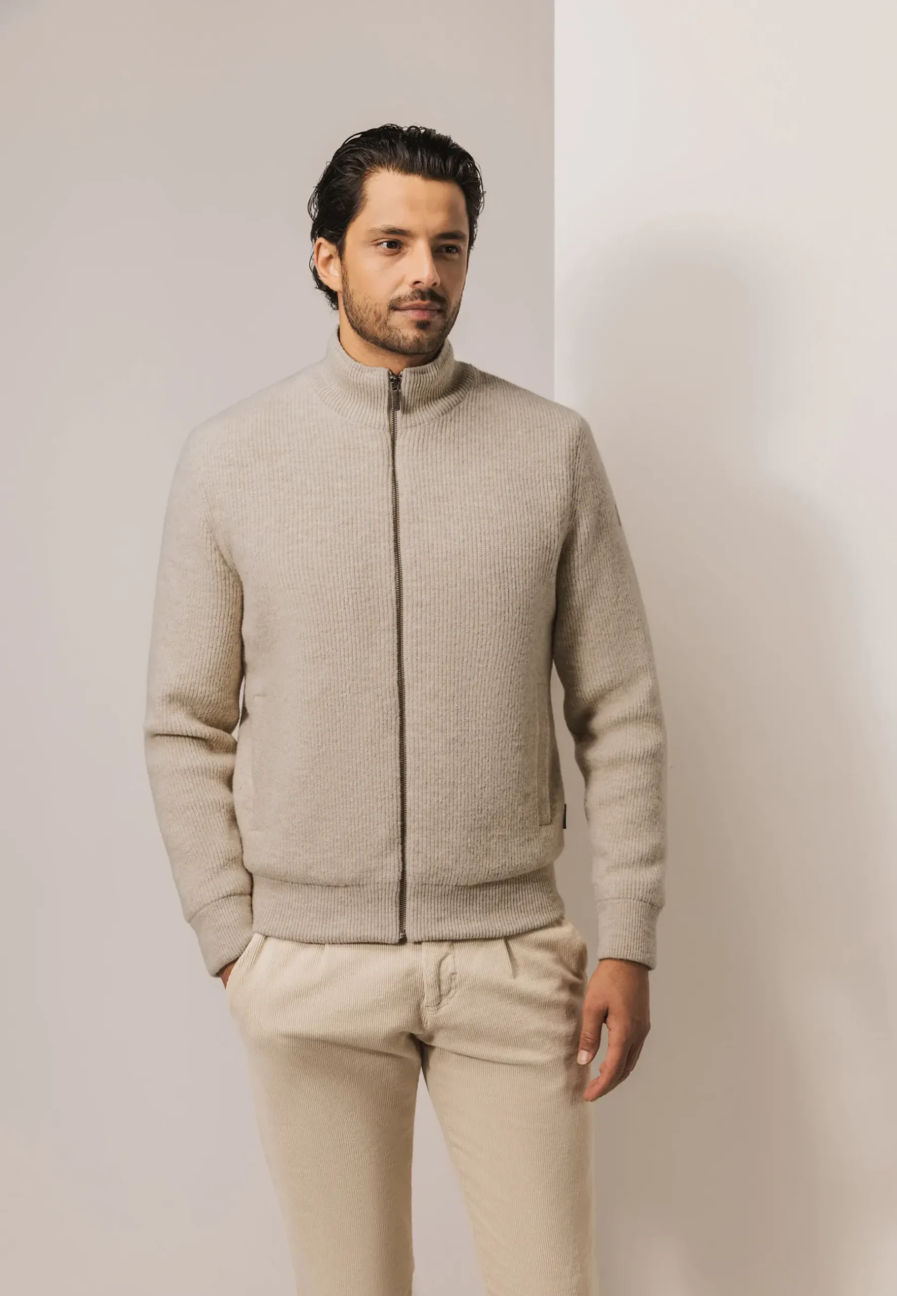 Outlet Vest met teddy binnenzijde Vesten