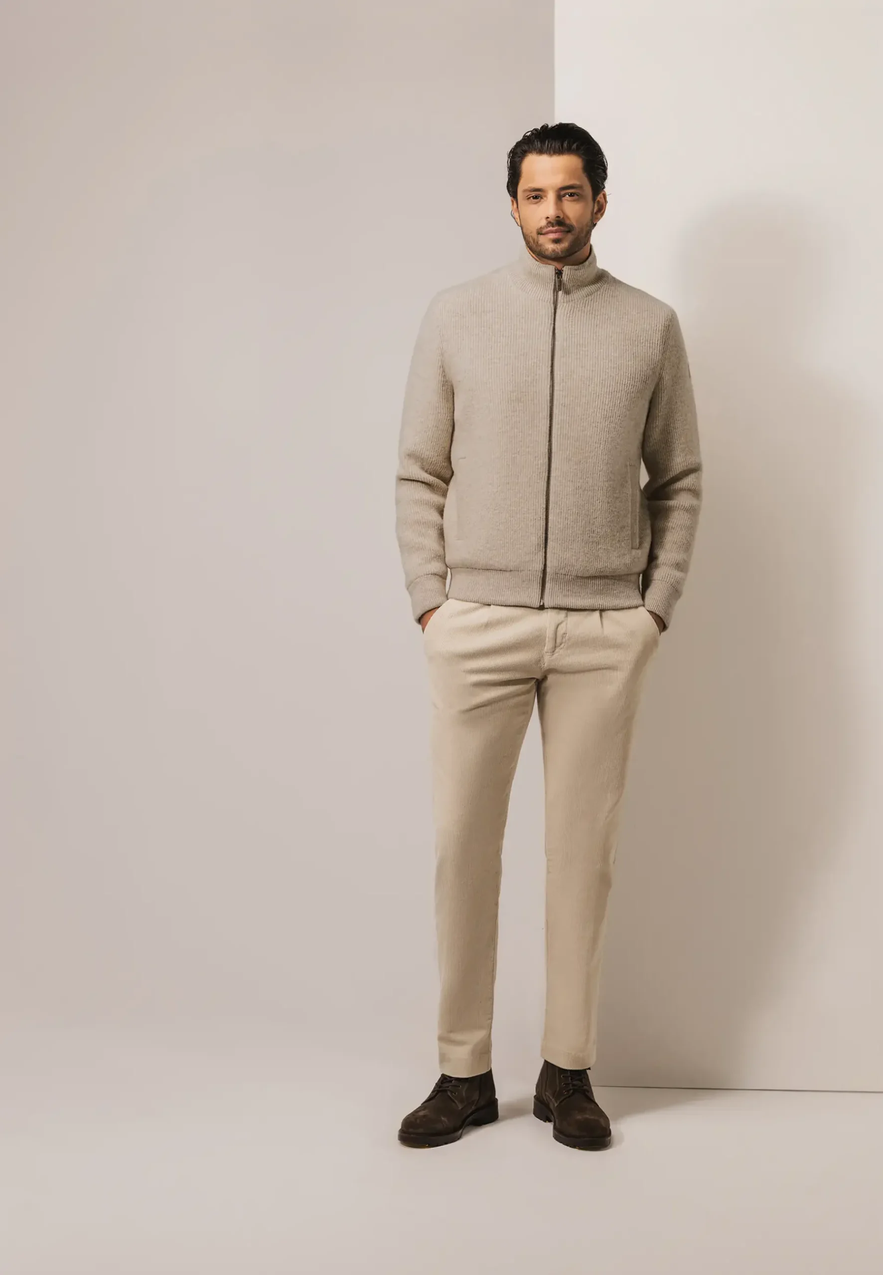 Outlet Vest met teddy binnenzijde Vesten