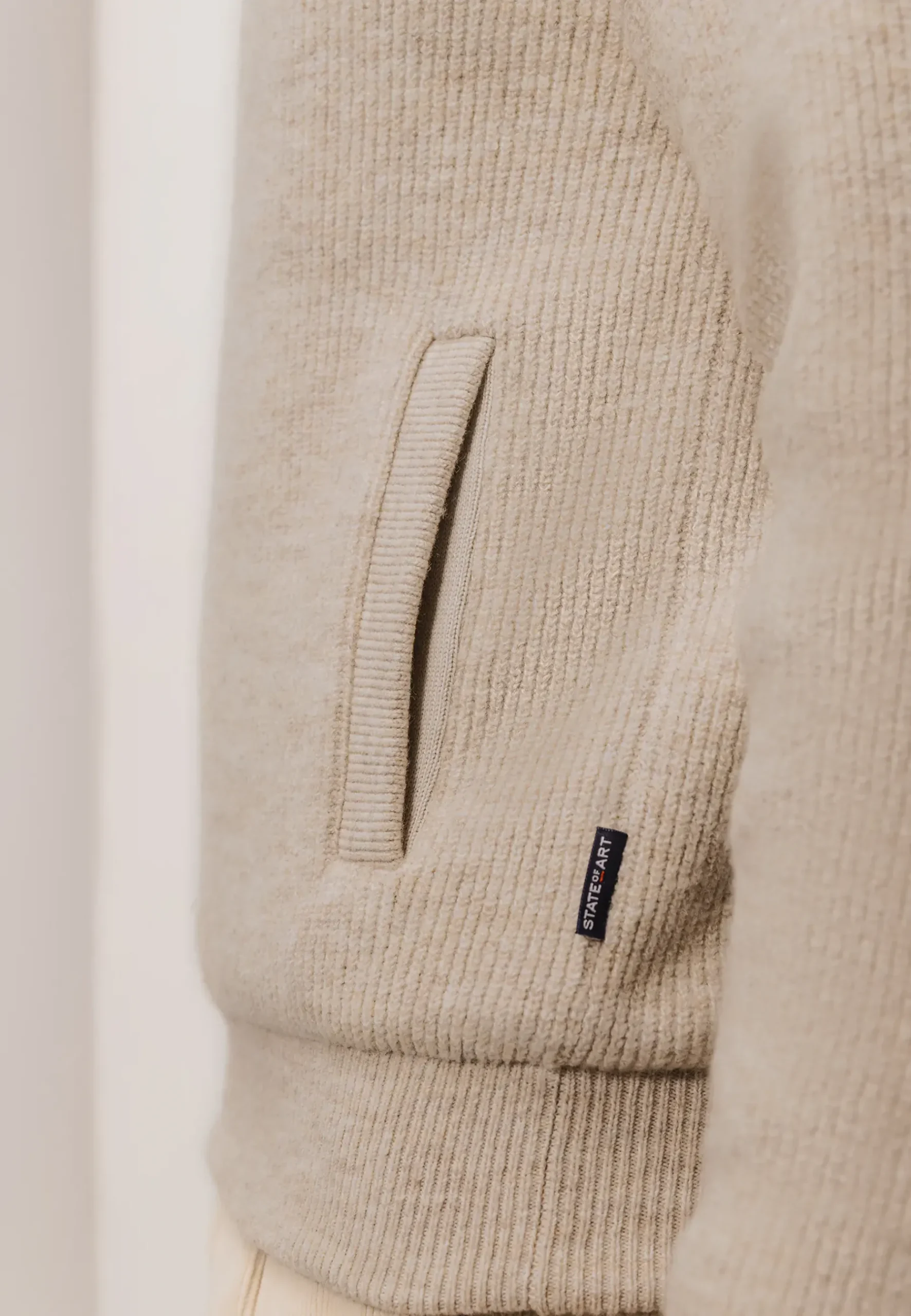 Outlet Vest met teddy binnenzijde Vesten