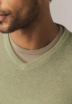 Best V-hals trui van biologisch katoen Truien