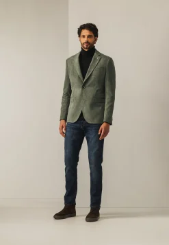 Discount Volledig gevoerde babycord blazer Blazers