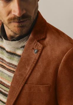 Discount Volledig gevoerde babycord blazer Blazers